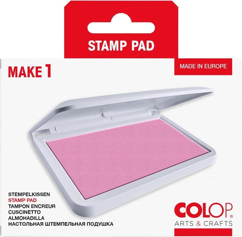 Colop Make Series, Ink Stamp Pads, with Non-Toxic Premium Ink, Water-Based Acid-Free (Soft Pink, Make 1-1-15/16" x 3-1/2") - Image 2